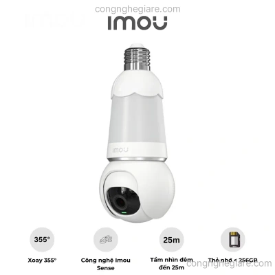 Camera IP wifi kết hợp bóng đèn IMOU 3M IPC-S6DP-3M0WEB